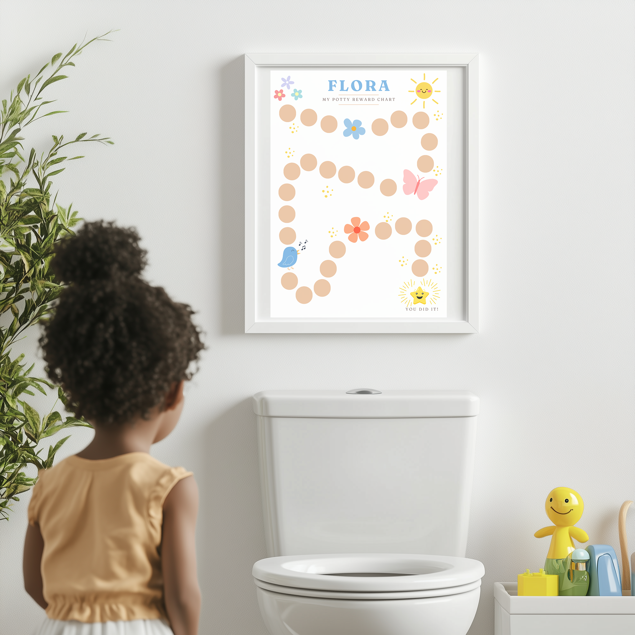 Potty Training Charts, Montessori, Downloadable, digital, Poty Chart, Reward Chart.