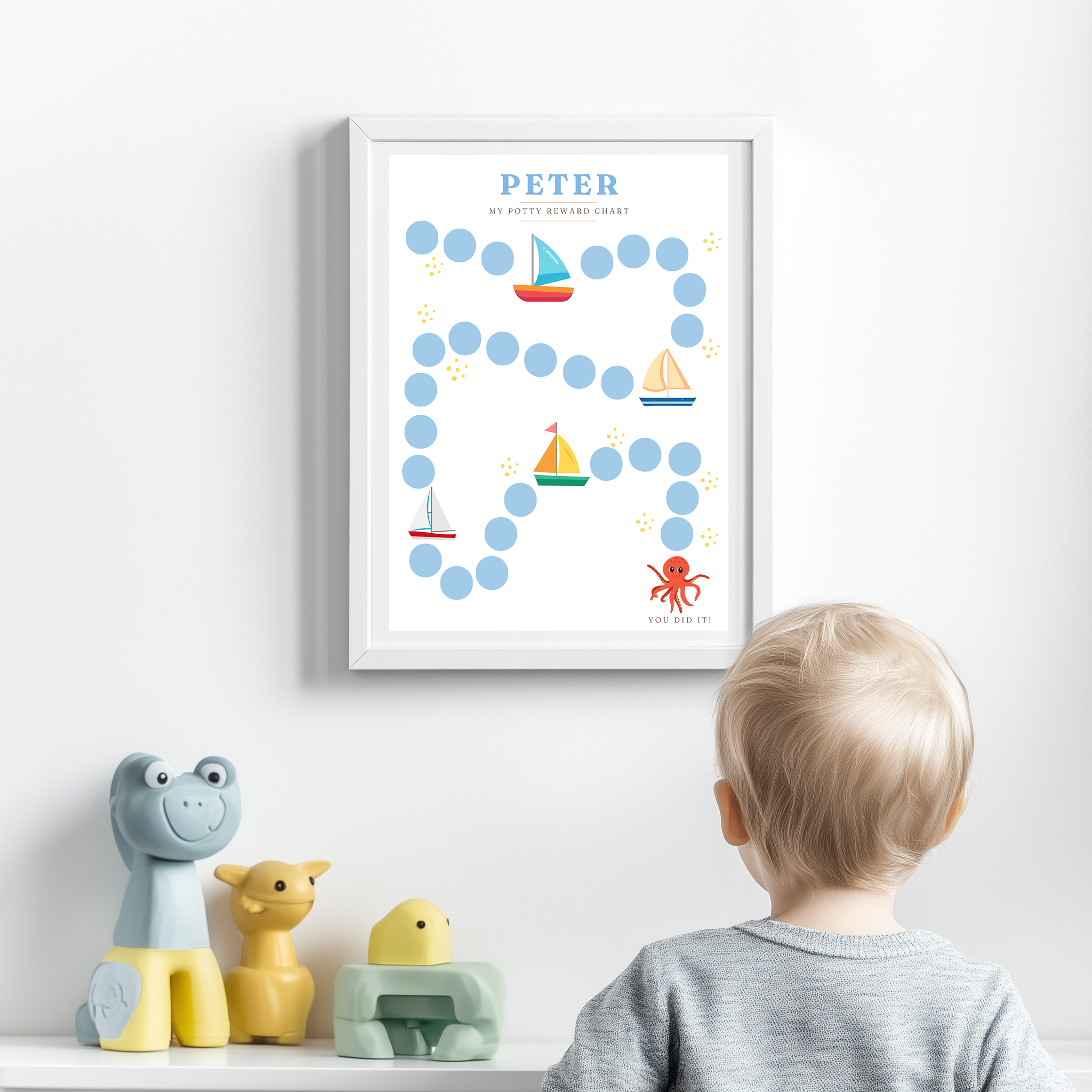 Potty Training Chart, Montessori, How to use a potty training chart