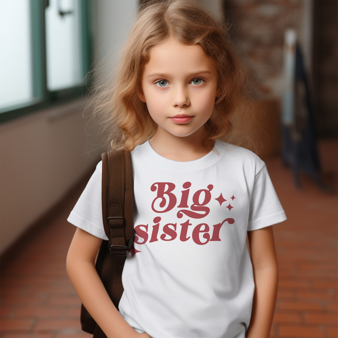 Big Sister Shirt, Big Sis Sweatshirt Toddler, Little Sister Gift, Promoted to Big Sister Announcement, Pregnancy Announcement Sister