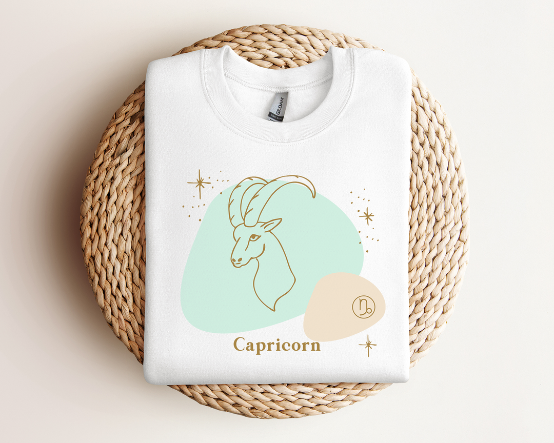 Capricorn Sweatshirt | Capricorn Zodiac Shirt | Capricorn Gifts | Astrology Sweatshirt | Horoscope Shirt | Astrology Shirt | Green