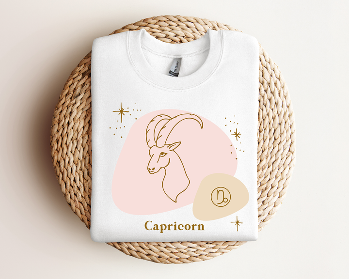 Capricorn Sweatshirt | Capricorn Zodiac Shirt | Capricorn Gifts | Astrology Sweatshirt | Horoscope Shirt | Astrology Shirt  | Pink