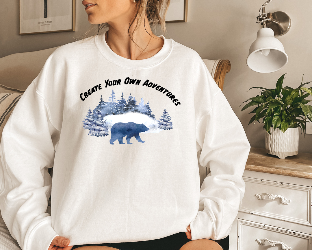 Create your own adventures. Sweatshirt for mama. - TeesForToddlersandKids -  sweatshirt - christmas, holidays, women - create-your-own-adventures-sweatshirt-for-mama