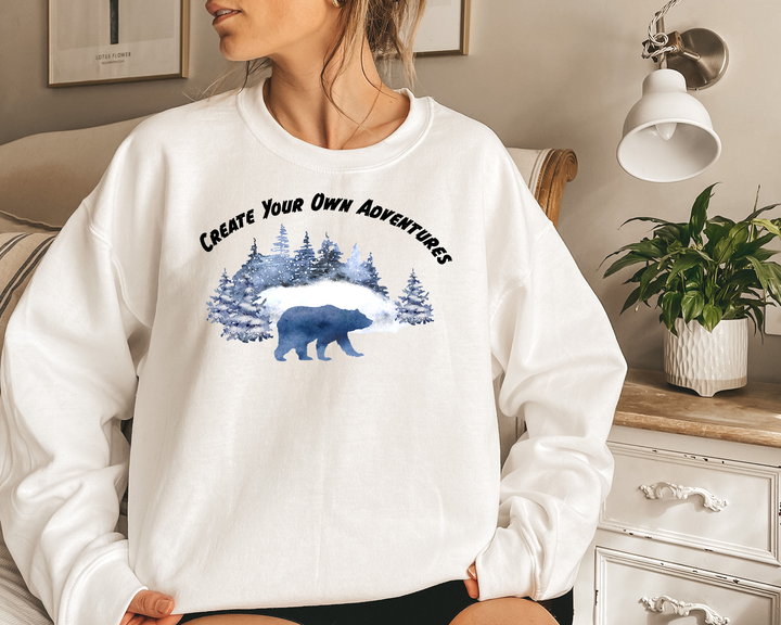 Create your own adventures. Sweatshirt for mama. - TeesForToddlersandKids -  sweatshirt - christmas, holidays, women - create-your-own-adventures-sweatshirt-for-mama