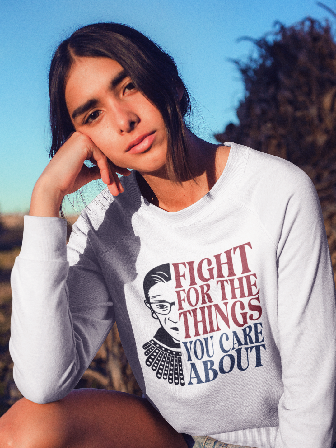 Fight For The Things You Care About. Sweatshirts For Women - TeesForToddlersandKids -  sweatshirt - MAMA, sweatshirt, women - fight-for-the-things-you-care-about-sweatshirts-for-women