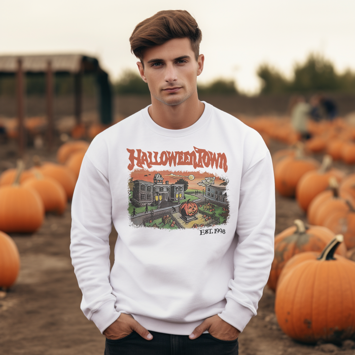 Halloweentown sweatshirt for Halloween and spooky season.