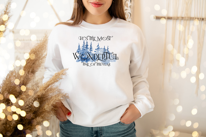 It's the most wonderful time of the year II. Sweatshirt for mama. - TeesForToddlersandKids -  sweatshirt - christmas, holidays, women - its-the-most-wonderful-time-of-the-year-ii-sweatshirt-for-mama