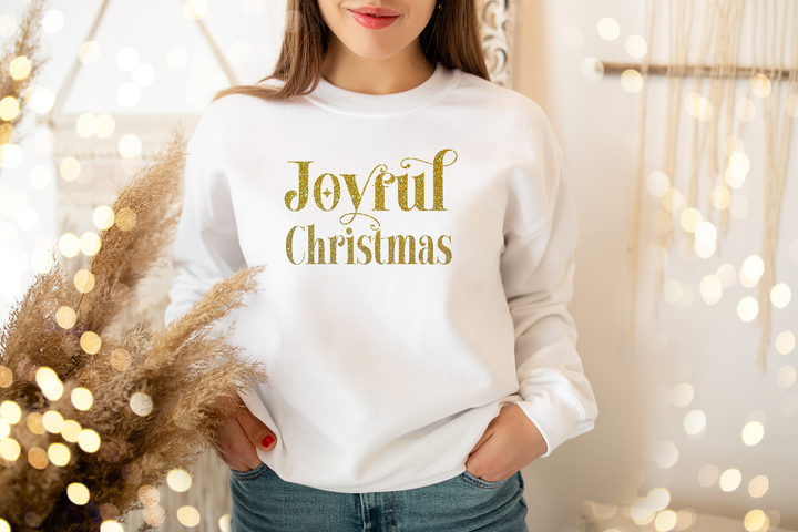 Joyful Christmas. Sweatshirt for mama. - TeesForToddlersandKids -  sweatshirt - christmas, holidays, women - joyful-christmas-sweatshirt-for-mama