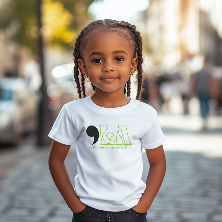 Kamala Harris Shirt Comma La Shirt | BRAT | Black Woman Black History Shirt | Kamala Harris for President | Black girl boy toddler kids