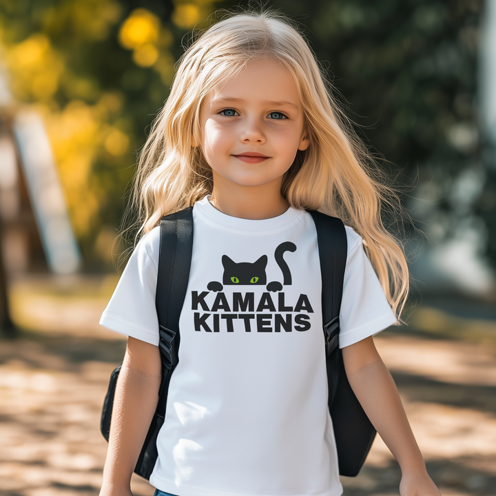 Kamala kittens shirt | Support Kamala shirt | Toddler and kids t-shirt | Kamala Harris 2024 | Brat tee | Gir Boy Toddler Kids