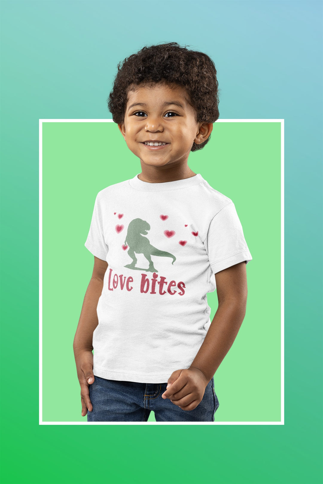 Love Bites I Heart In Hand. Short Sleeve T Shirt For Toddler And Kids. - TeesForToddlersandKids -  t-shirt - holidays, Love - love-bites-ii-heart-in-hand-short-sleeve-t-shirt-for-toddler-and-kids