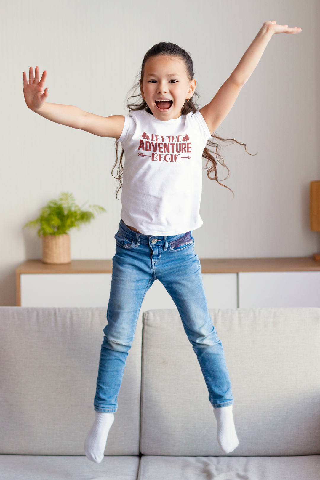 Let The Adventure Begin Lava Falls. Short Sleeve T Shirt For Toddler And Kids. - TeesForToddlersandKids -  t-shirt - camping - let-the-adventure-begin-lava-falls-short-sleeve-t-shirt-for-toddler-and-kids