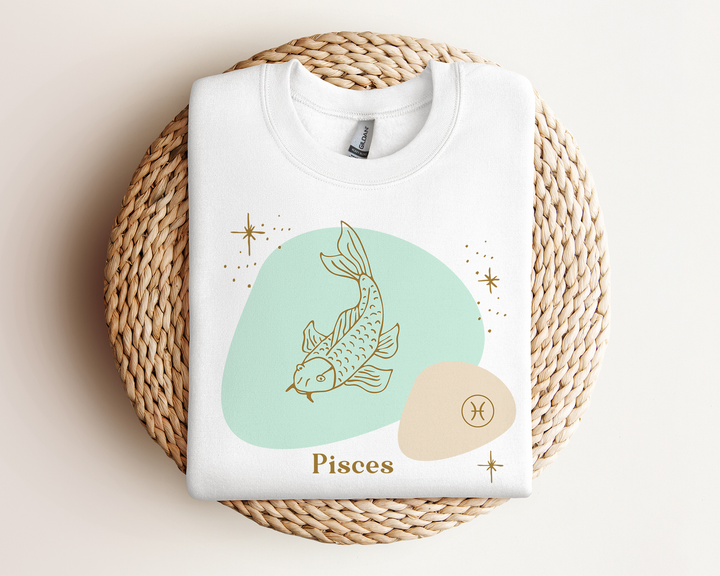 Pisces Sweatshirt | Pisces Zodiac Shirt | Capricorn Gifts | Astrology Sweatshirt | Horoscope Shirt | Astrology Shirt | Green