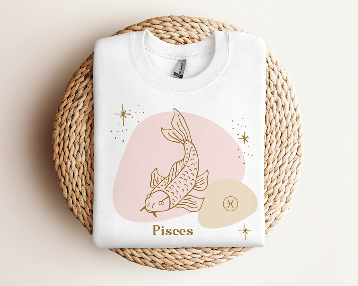 Pisces Sweatshirt | Pisces Zodiac Shirt | Capricorn Gifts | Astrology Sweatshirt | Horoscope Shirt | Astrology Shirt | Pink