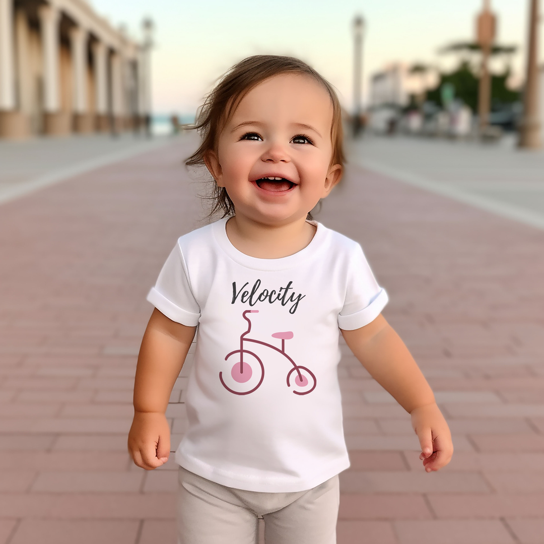 Velocity. T-shirts for toddlers and kids up for a biking adventure. - TeesForToddlersandKids -  t-shirt - biking - velocity-short-sleeve-t-shirt-for-toddler-and-kids-the-biking-series