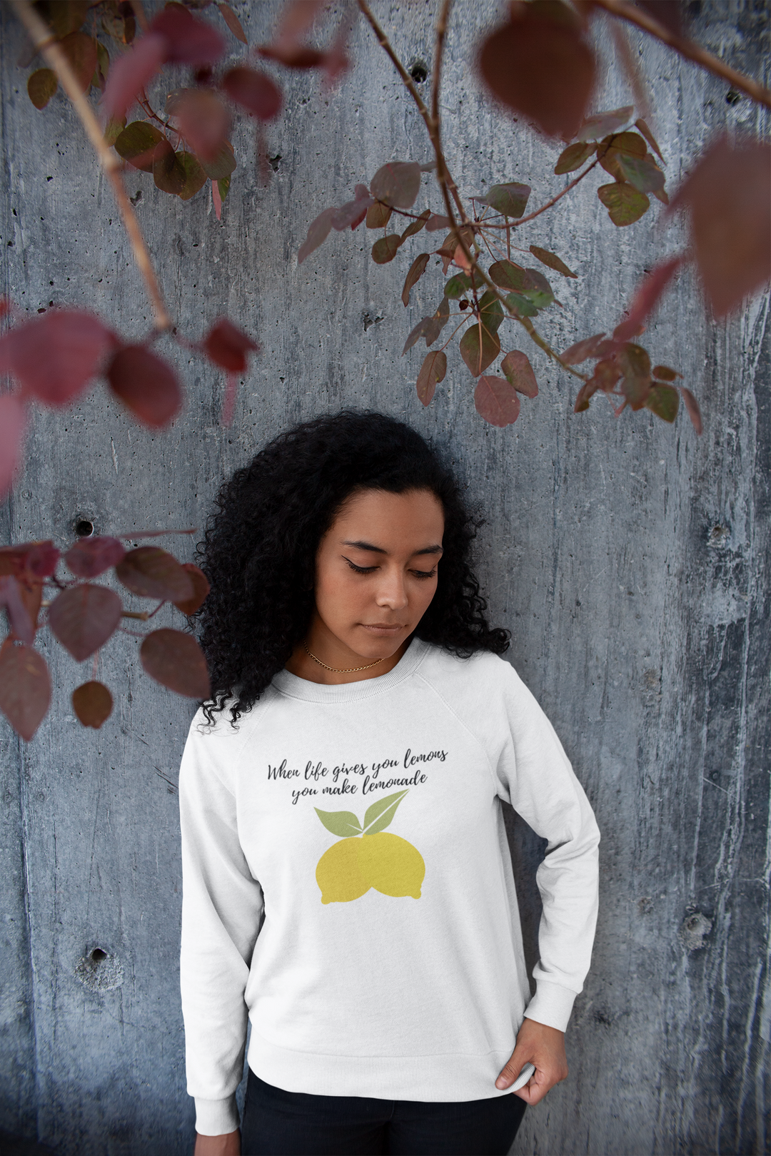 When Life Give You Lemons. Sweatshirts For Women - TeesForToddlersandKids -  sweatshirt - MAMA, sweatshirt, women - when-life-give-you-lemons-unisex-sweatshirt