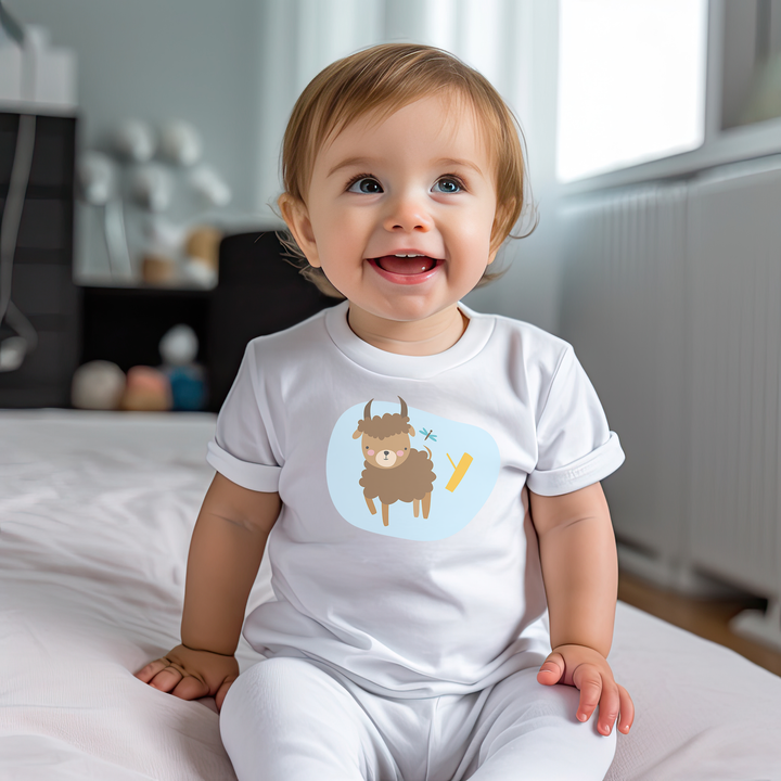 Y Yak. Short Sleeve T-shirt For Toddler And Kids.
