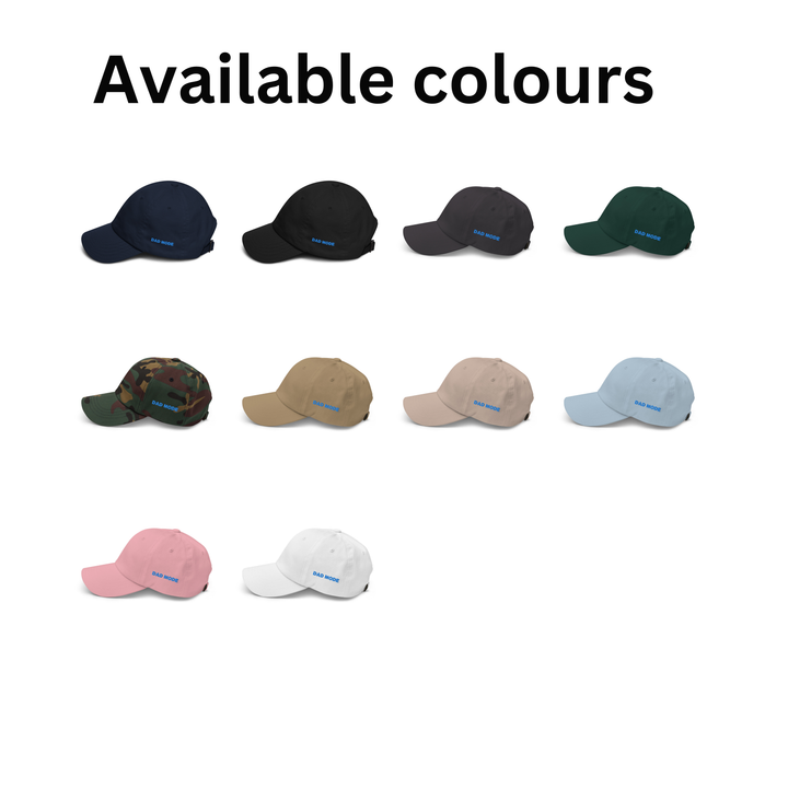 Dad Mode | Embroidery hat | Trendy baseball cap | Baseball hat Men | Embroidered side