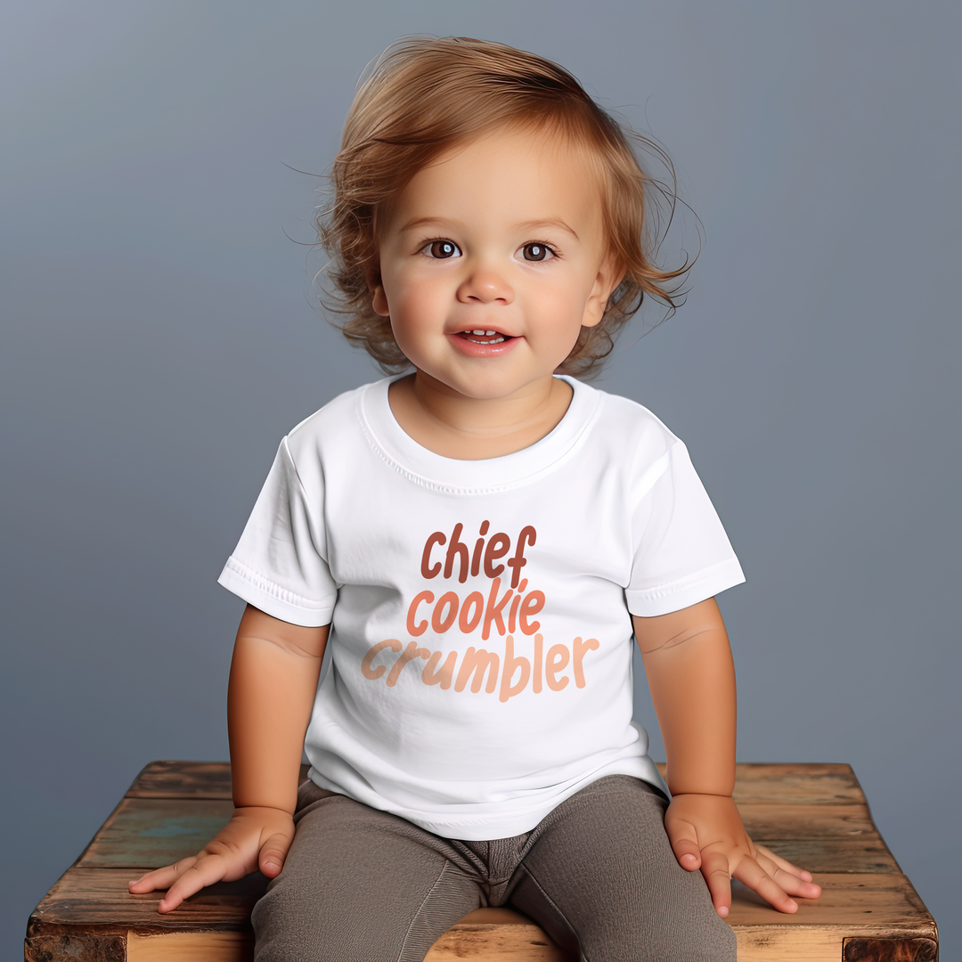 Chief Cookie Crumbler | Toddler shirts | Gift toddler | Toddlers gift | Toddler Birthday Gifts