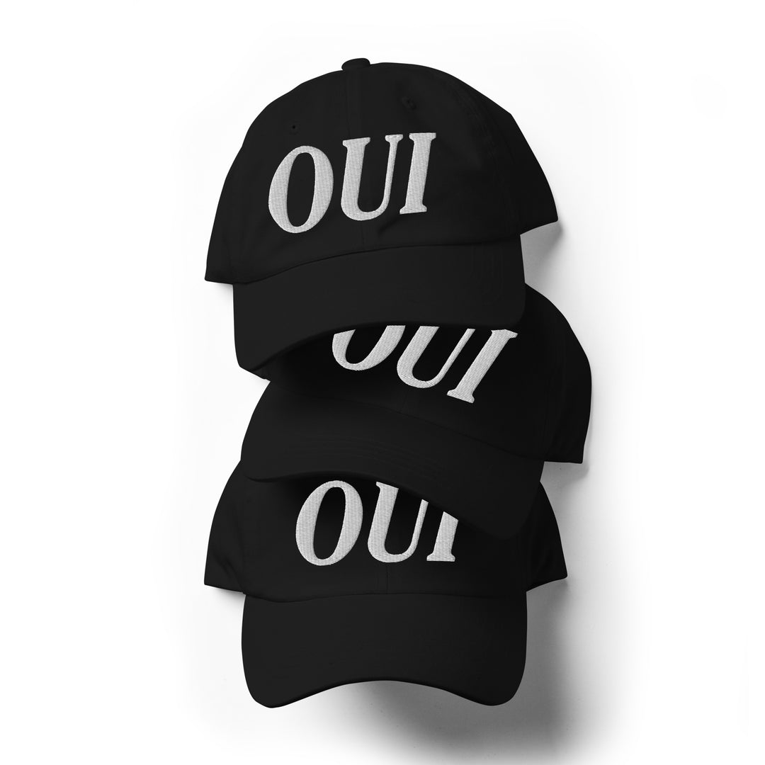 OUI baseball cap | French Style Cap | Embroidery hat | Chic cap | Trendy baseball cap | French saying | Baseball hat French