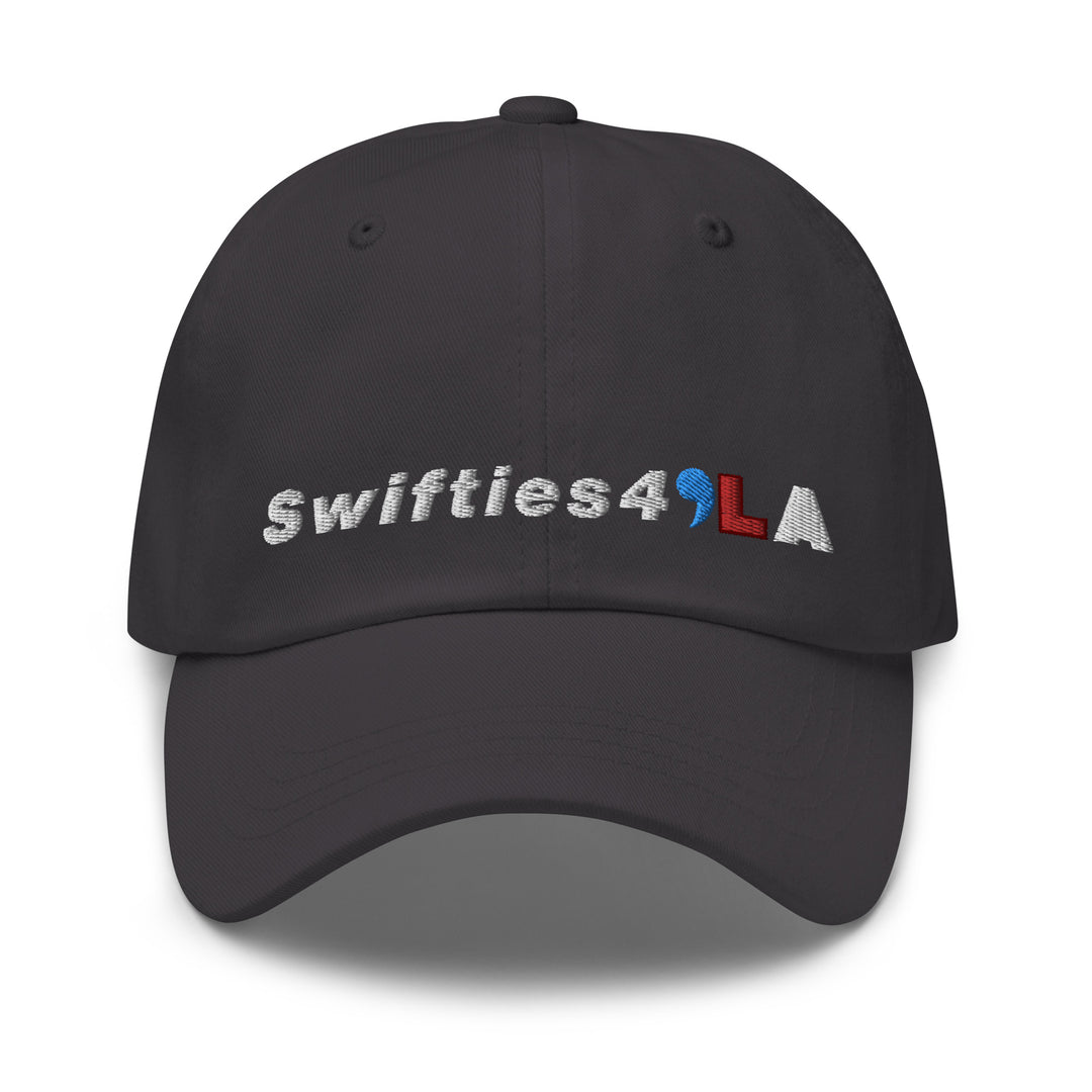 swifties for comma la baseball hat in dark grey