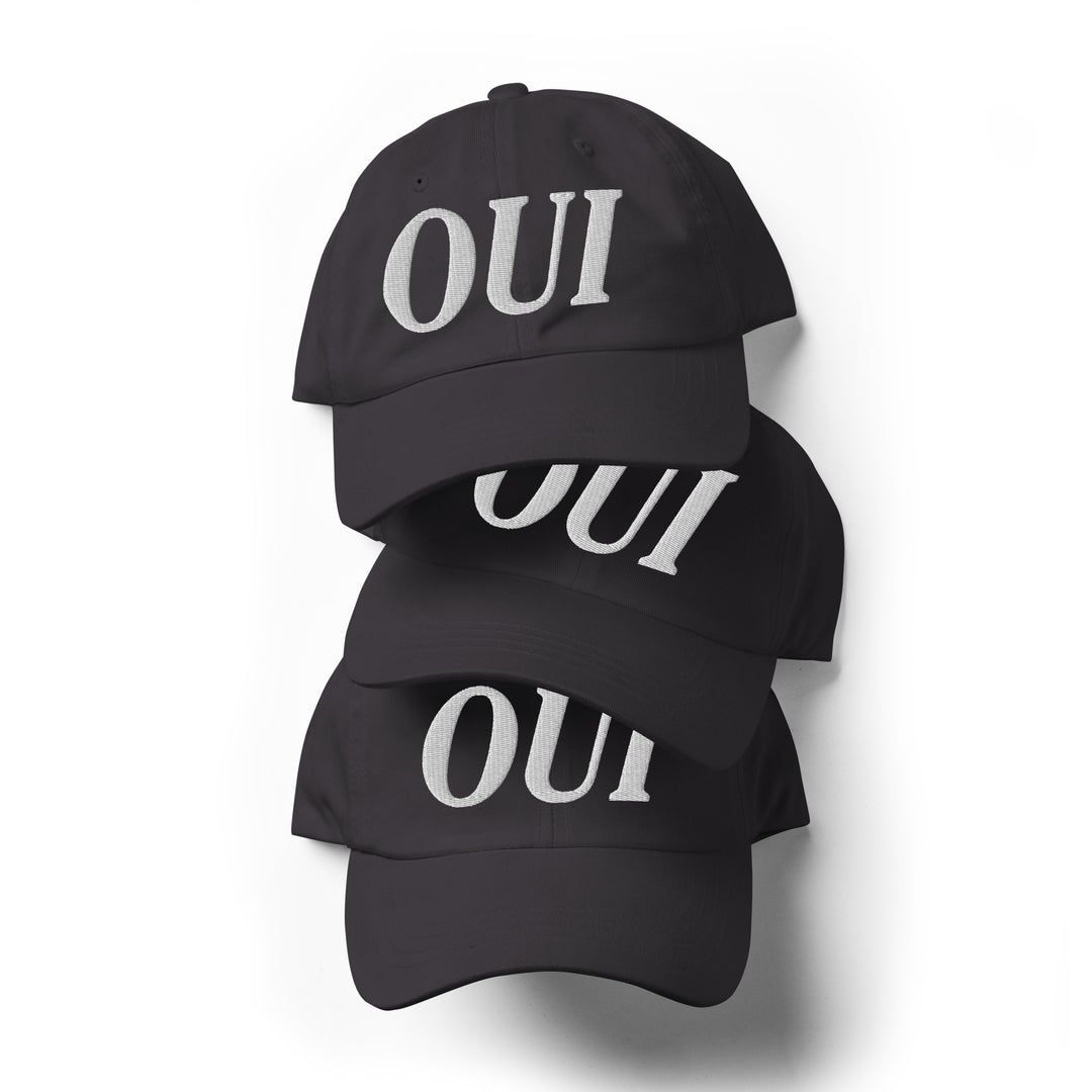 OUI baseball cap | French Style Cap | Embroidery hat | Chic cap | Trendy baseball cap | French saying | Baseball hat French