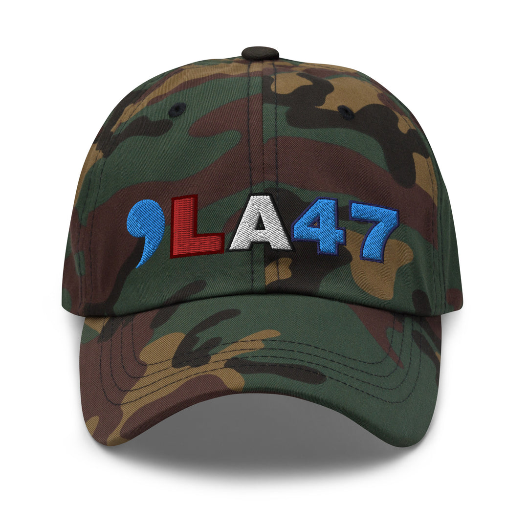 COMMA LA 47 hat | , LA 47 hat | Harris hat | Madam President | Democrat Campaign hat | Kamala Harris 2024