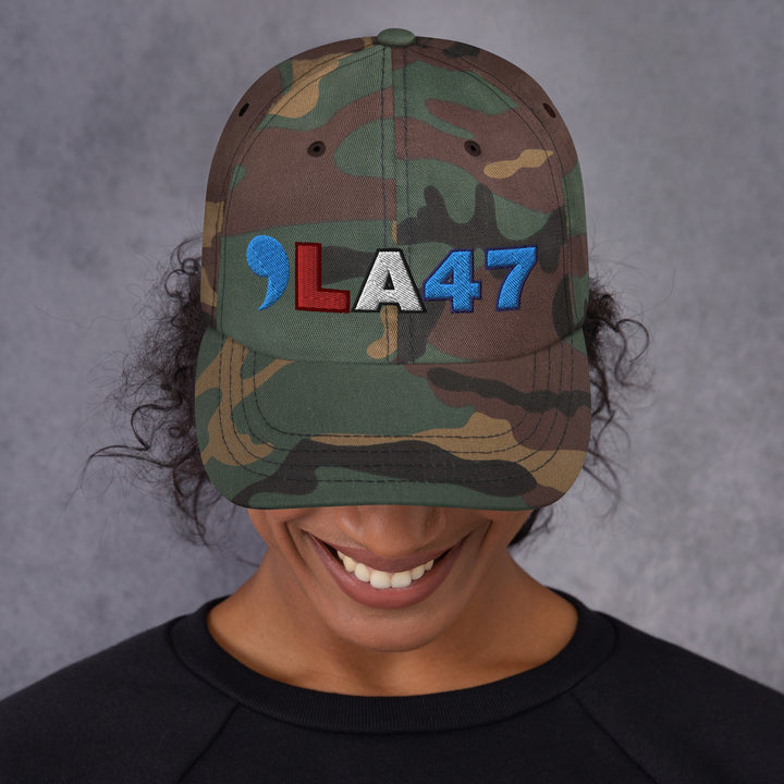 COMMA LA 47 hat | , LA 47 hat | Harris hat | Madam President | Democrat Campaign hat | Kamala Harris 2024