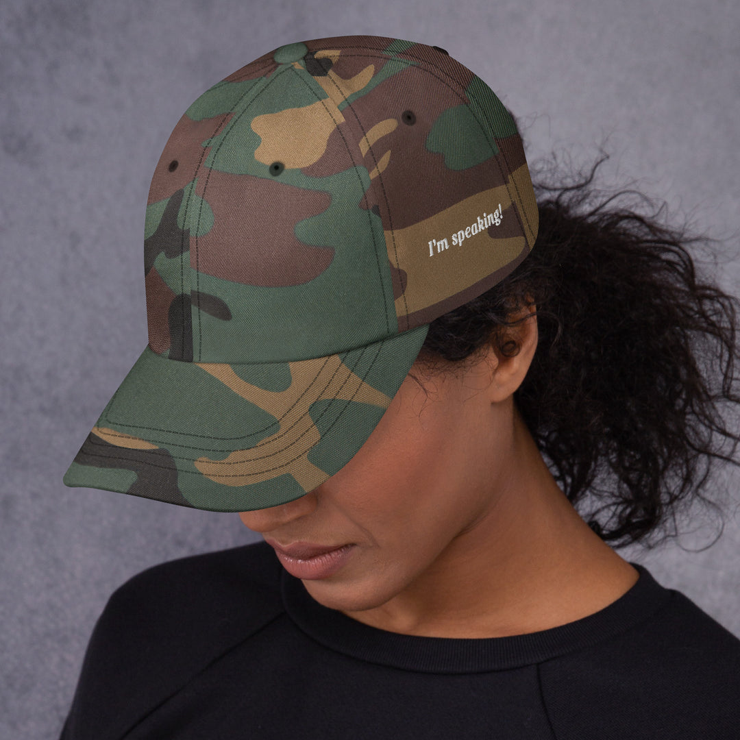 I'm speaking cap | Kamala quote | Embroidery | baseball cap|  Kamala hat for women | Comma la hat | Kamala Harris Hat