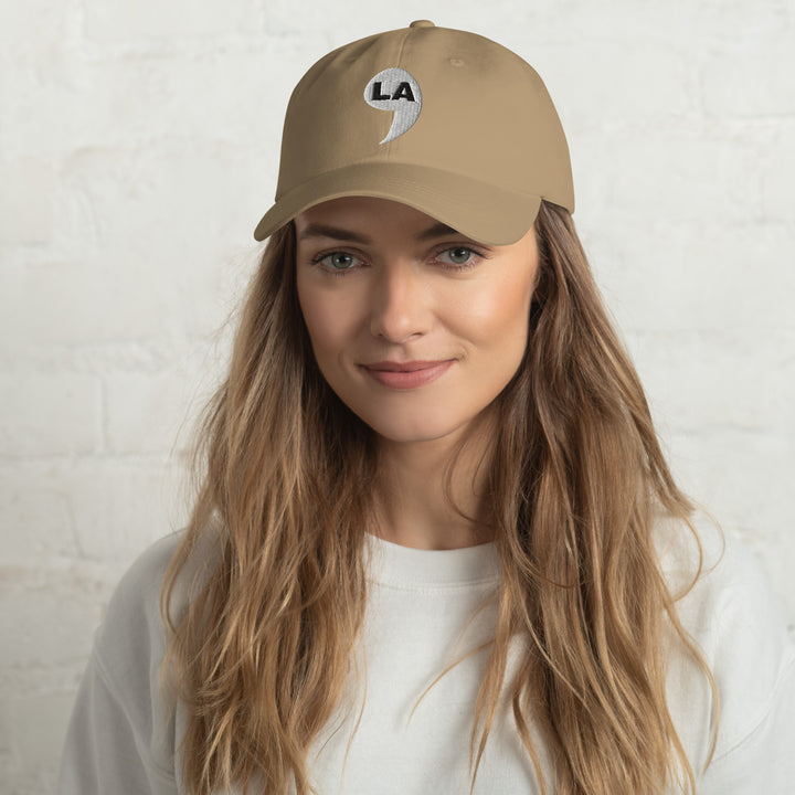 Comma LA Hat | , la | ,la | Kamala Harris hat 2024 | Embroidered | Kamala Harris baseball cap