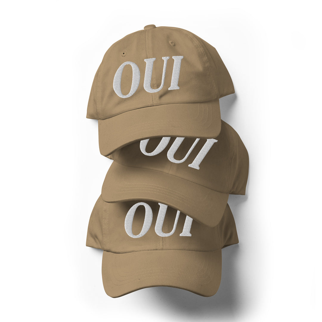 OUI baseball cap | French Style Cap | Embroidery hat | Chic cap | Trendy baseball cap | French saying | Baseball hat French