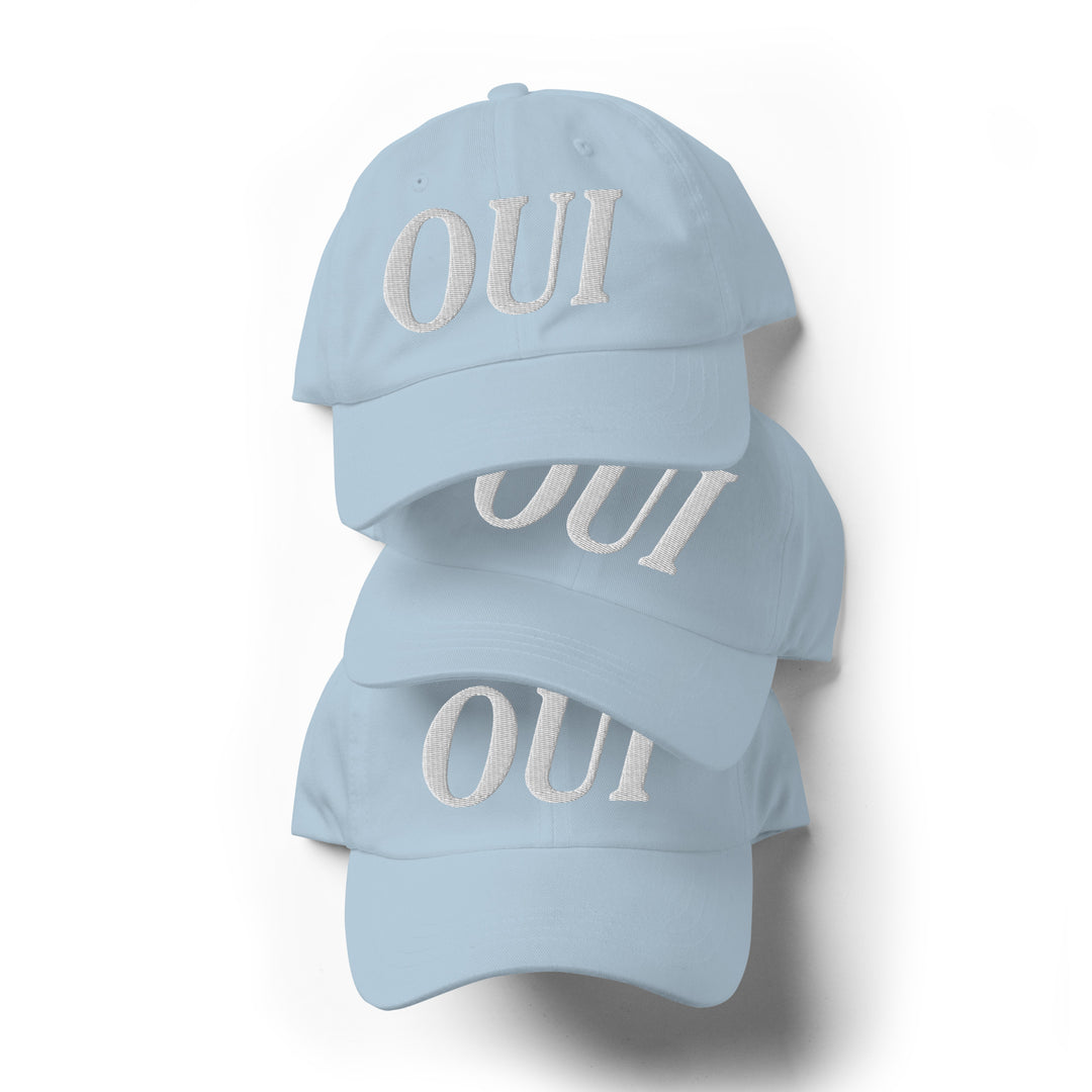 OUI baseball cap | French Style Cap | Embroidery hat | Chic cap | Trendy baseball cap | French saying | Baseball hat French