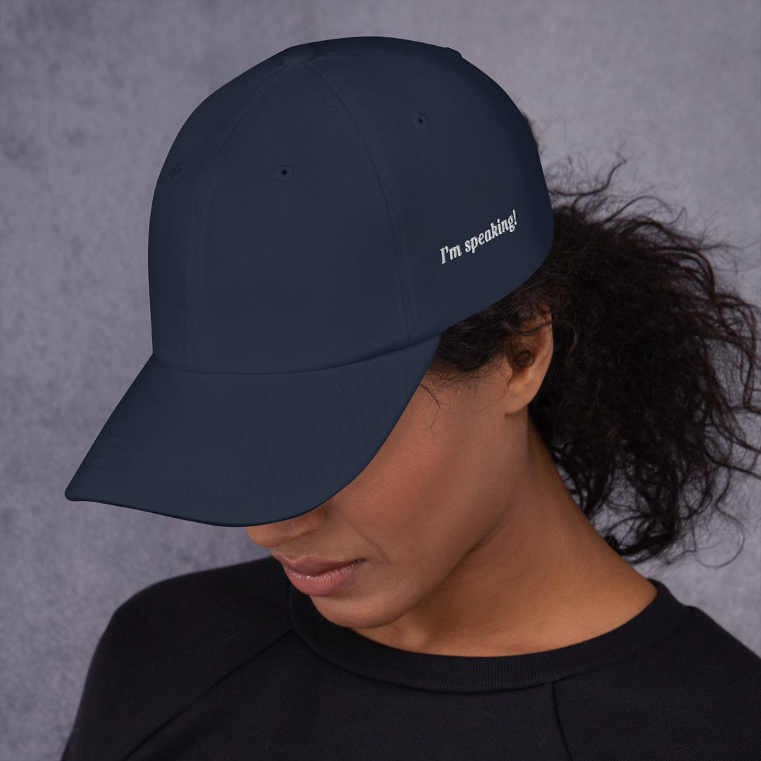 I'm speaking cap | Kamala quote | Embroidery | baseball cap|  Kamala hat for women | Comma la hat | Kamala Harris Hat