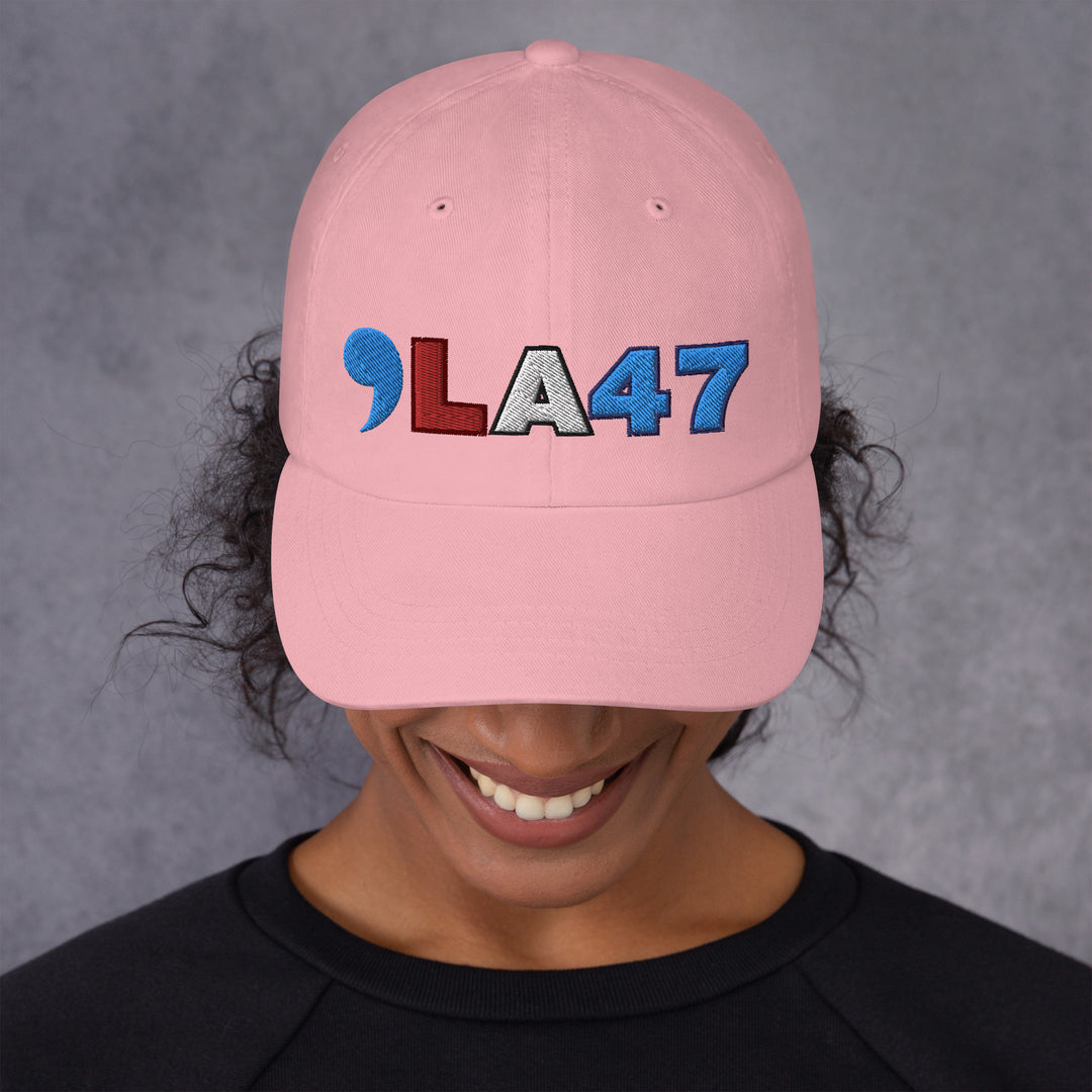 COMMA LA 47 hat | , LA 47 hat | Harris hat | Madam President | Democrat Campaign hat | Kamala Harris 2024