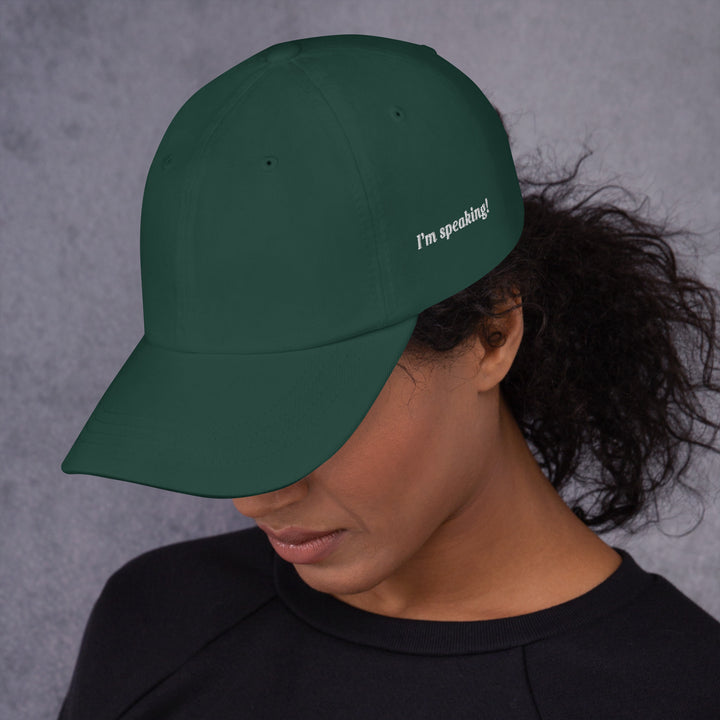 I'm speaking cap | Kamala quote | Embroidery | baseball cap|  Kamala hat for women | Comma la hat | Kamala Harris Hat