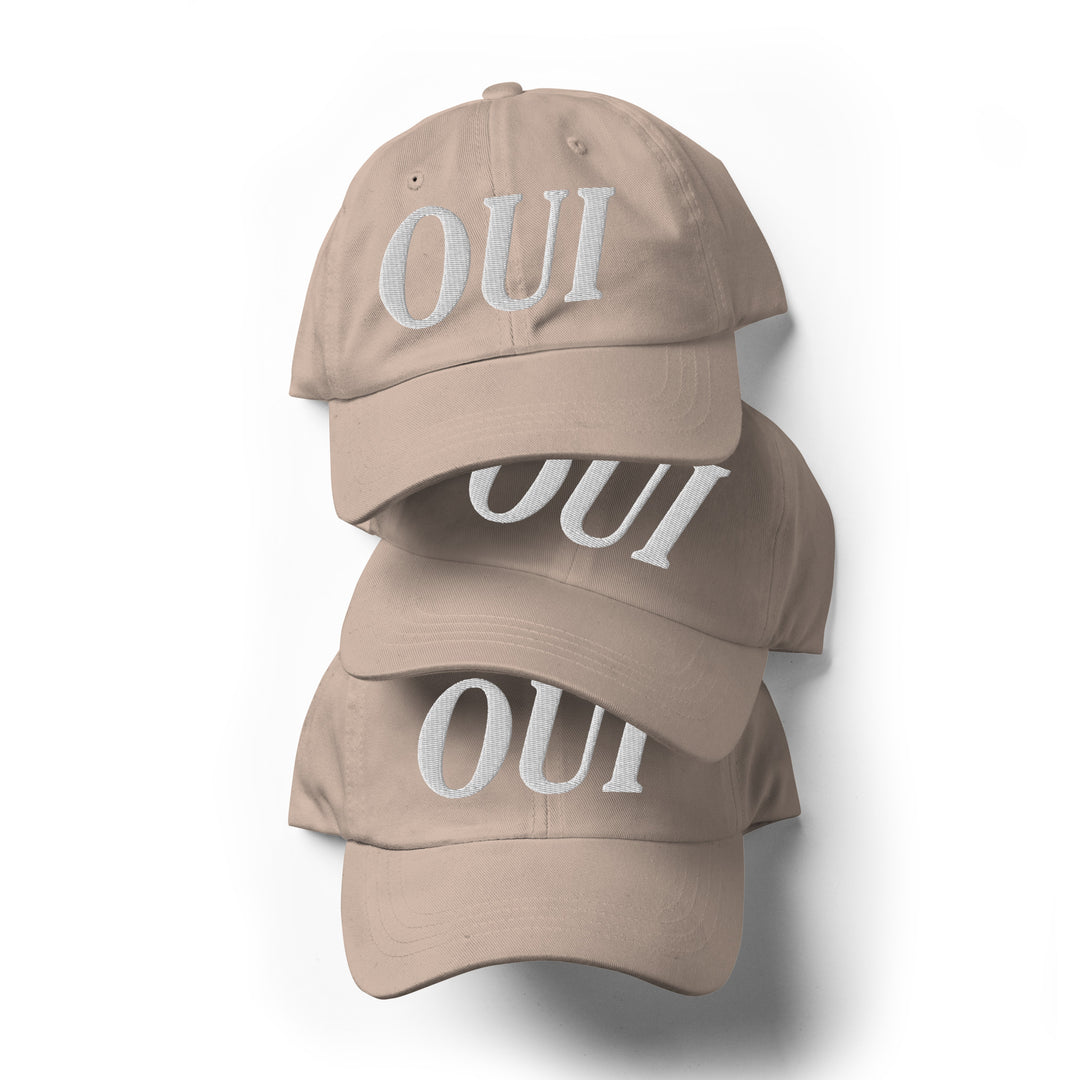 OUI baseball cap | French Style Cap | Embroidery hat | Chic cap | Trendy baseball cap | French saying | Baseball hat French