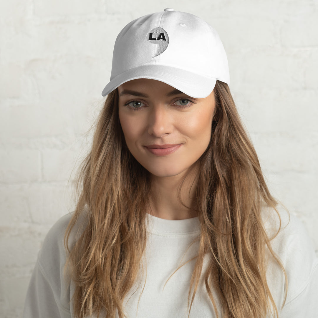 Comma LA Hat | , la | ,la | Kamala Harris hat 2024 | Embroidered | Kamala Harris baseball cap