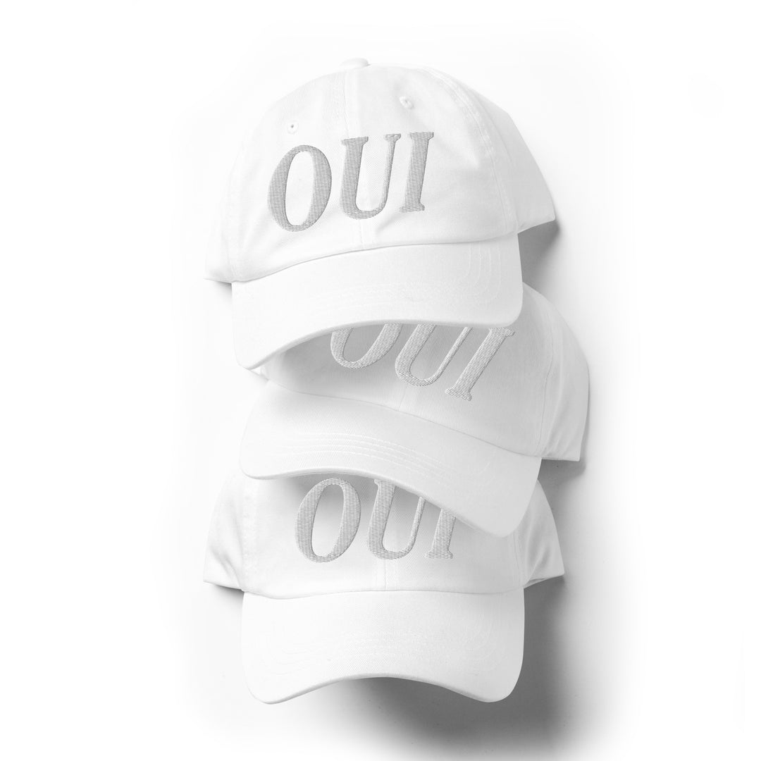 OUI baseball cap | French Style Cap | Embroidery hat | Chic cap | Trendy baseball cap | French saying | Baseball hat French