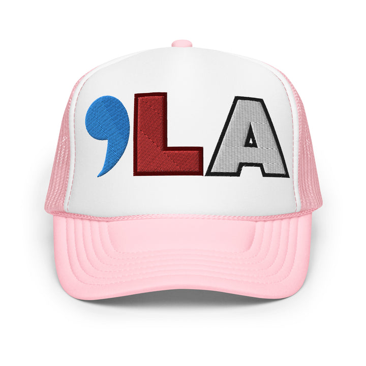 Kamala Harris trucker hat | Classic Foam Trucker Hat | Red White Blue | Embroidery | Comma LA | , la | Election 2024 | Black history