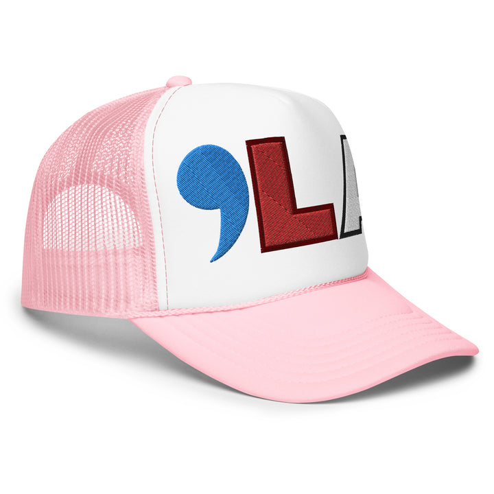 Kamala Harris trucker hat | Classic Foam Trucker Hat | Red White Blue | Embroidery | Comma LA | , la | Election 2024 | Black history