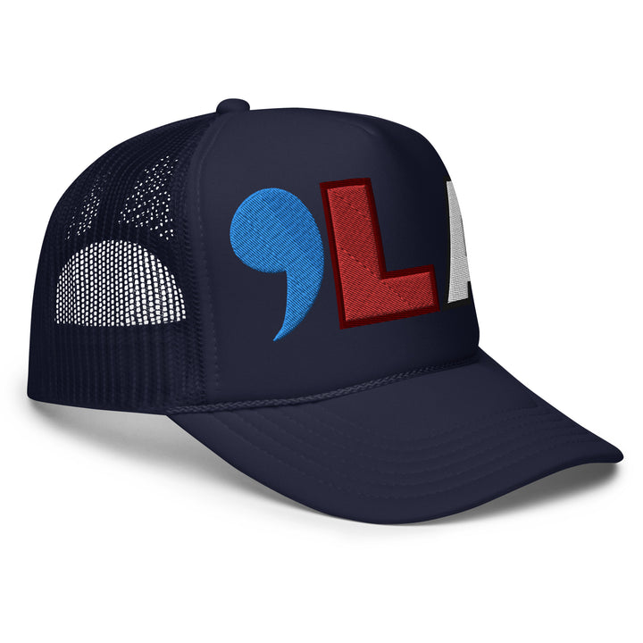 Kamala Harris trucker hat | Classic Foam Trucker Hat | Red White Blue | Embroidery | Comma LA | , la | Election 2024 | Black history