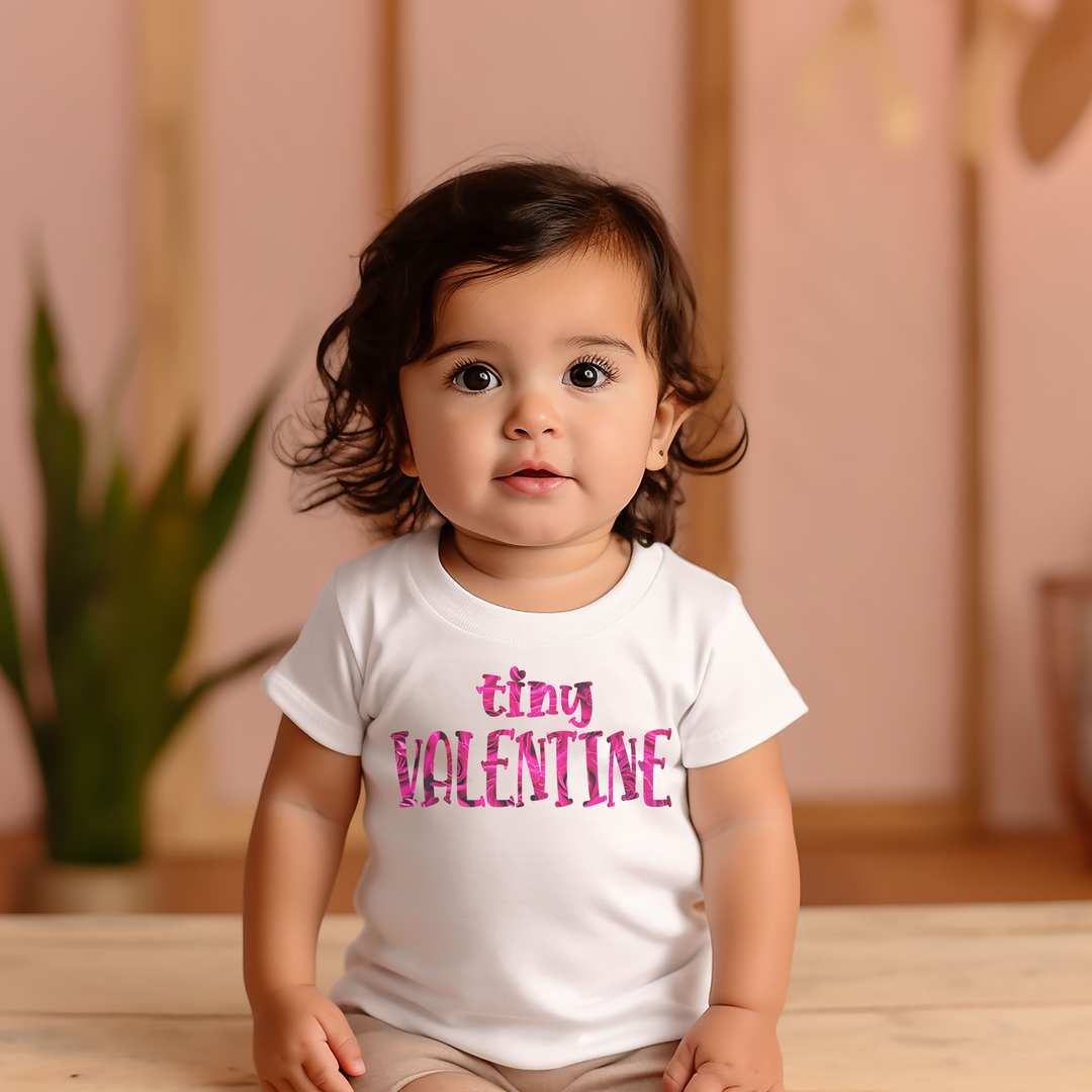 Tiny Valentine Pink Roses. Short Sleeve T Shirt For Toddler And Kids. - TeesForToddlersandKids -  t-shirt - holidays, Love - tiny-valentine-pink-roses-short-sleeve-t-shirt-for-toddler-and-kids