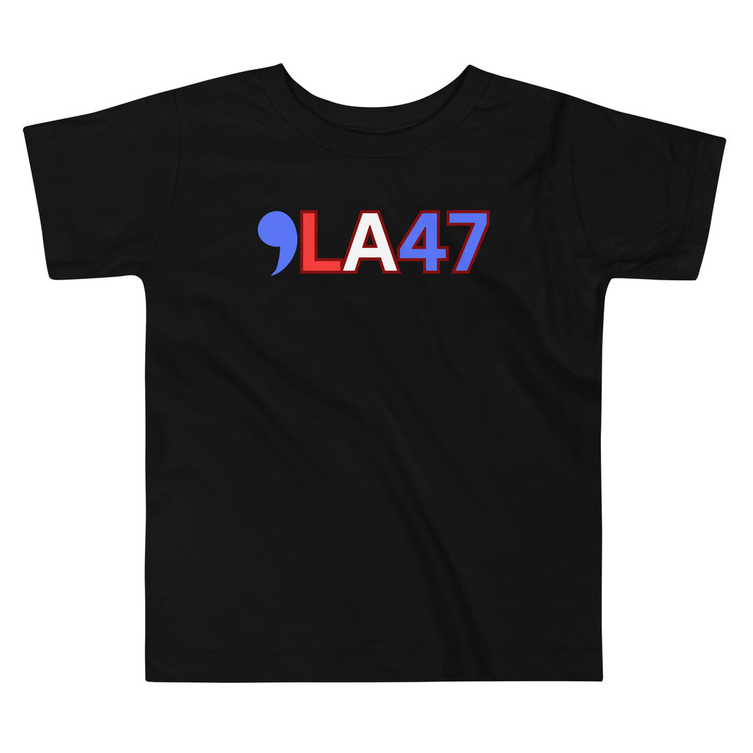 COMMA LA 47 | , LA 47 | , LA47 | Madam President | Kamala kittens | Harris shirt kids | Kamal toddler