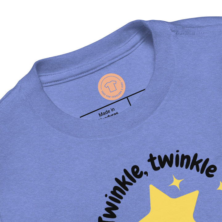 Twinkle, twinkle little star. Short sleeve t shirt for toddler and kids. - TeesForToddlersandKids -  t-shirt - seasons, summer - twinkle-twinkle-little-star-toddler-and-kids-short-sleeve-tee