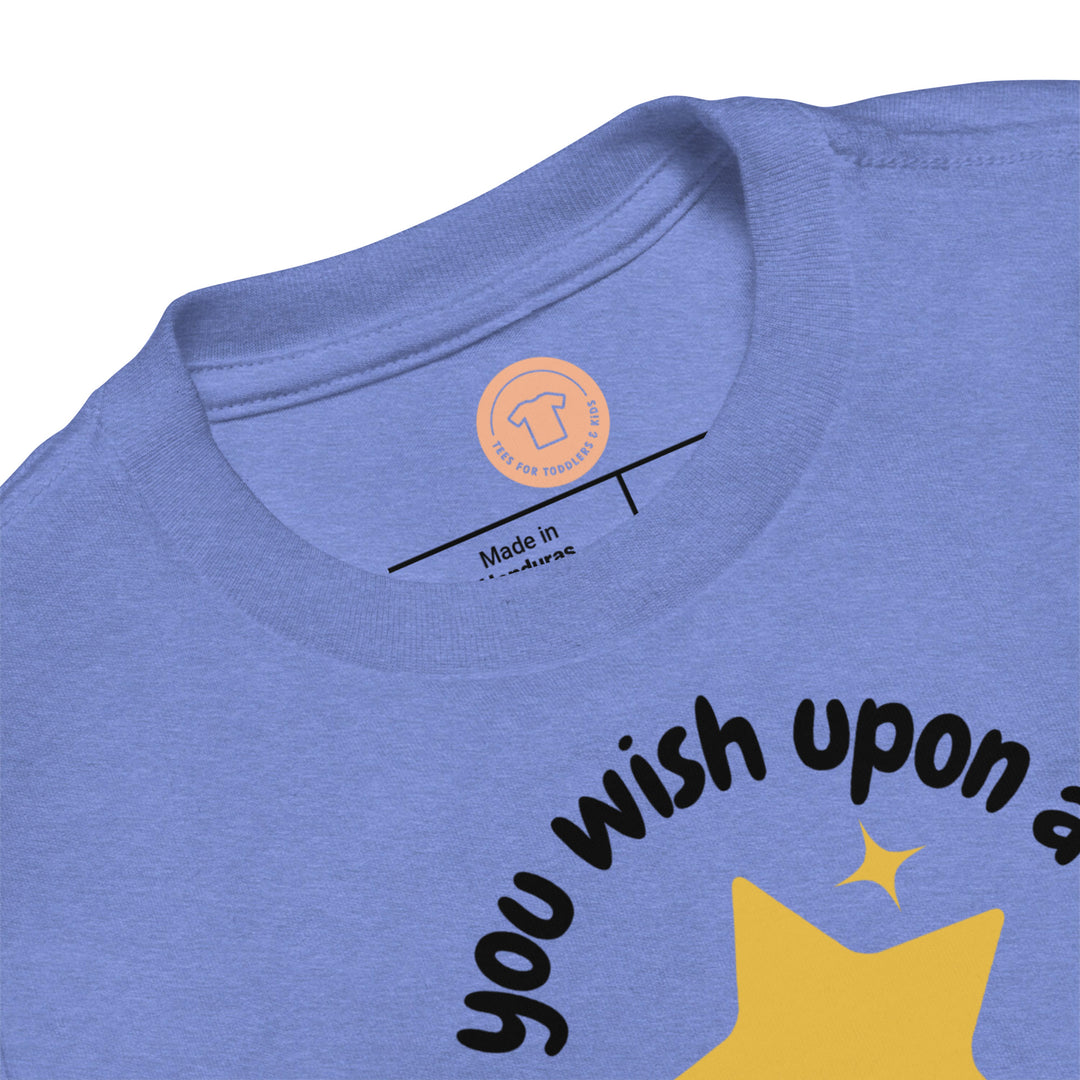 When you wish upon a star. Short sleeve t shirt for toddler and kids. - TeesForToddlersandKids -  t-shirt - seasons, summer - when-you-wish-upon-a-star-toddler-short-sleeve-tee