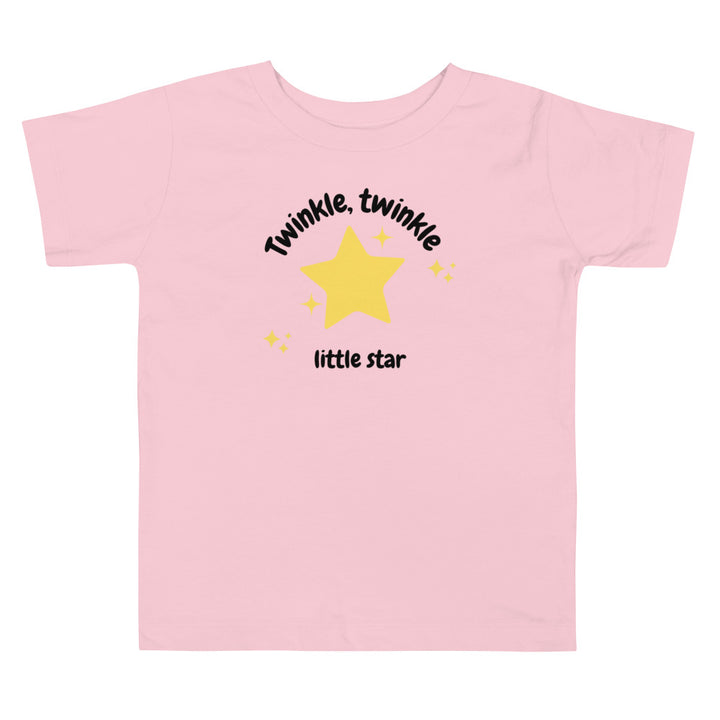 Twinkle, twinkle little star. Short sleeve t shirt for toddler and kids. - TeesForToddlersandKids -  t-shirt - seasons, summer - twinkle-twinkle-little-star-toddler-and-kids-short-sleeve-tee