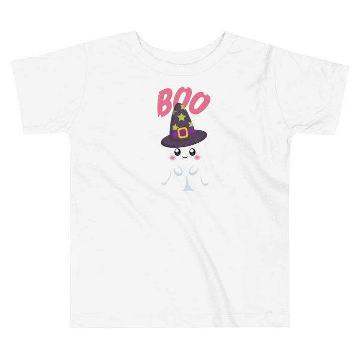 Boo Cute Ghost Pink.          Halloween shirt toddler. Trick or treat shirt for toddlers. Spooky season. Fall shirt kids.