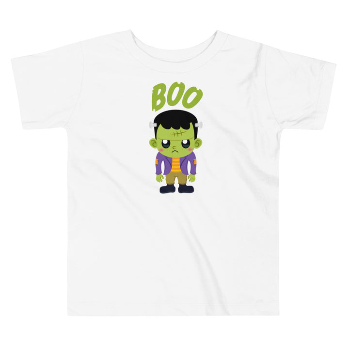Boo Little Green Monster.          Halloween shirt toddler. Trick or treat shirt for toddlers. Spooky season. Fall shirt kids.