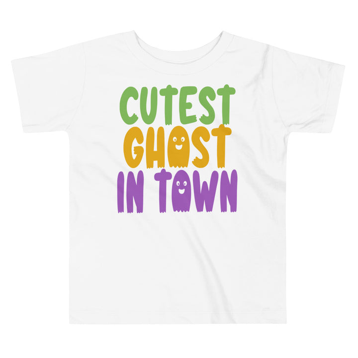 Cutest Chost In Town.          Halloween shirt toddler. Trick or treat shirt for toddlers. Spooky season. Fall shirt kids.
