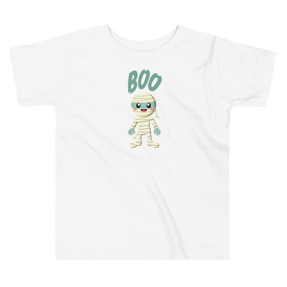 Halloween Creature Mummie Boo.           Halloween shirt toddler. Trick or treat shirt for toddlers. Spooky season. Fall shirt kids.
