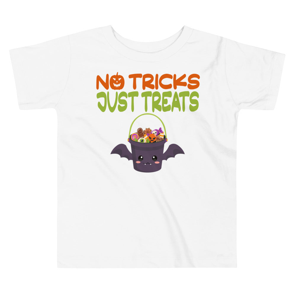 No Tricks Just Treats.          Halloween shirt toddler. Trick or treat shirt for toddlers. Spooky season. Fall shirt kids.